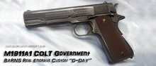 마루이 BARNS Real Engrave Custom M1911A1 “D-DAY”  가스건