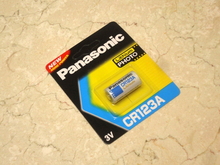 Panasonic CR123A 리튬 배터리